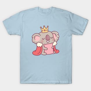 Cute Sleeping Koala Bear King T-Shirt